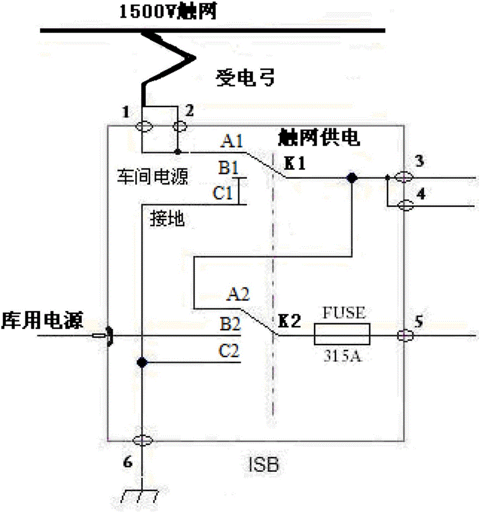 地鐵車輛高壓箱用轉(zhuǎn)換開關(guān)的制作方法附圖