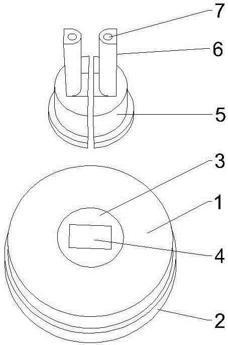 一種組合鐵氧體磁芯的制作方法附圖