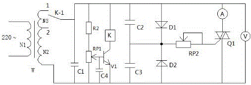 一種多功能交流調(diào)功電路的制作方法附圖