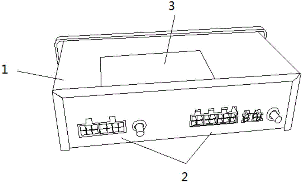 基于北斗導(dǎo)航技術(shù)的行車記錄儀的制作方法附圖