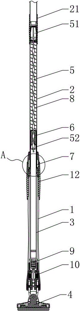 一種拖把用螺旋驅(qū)動(dòng)結(jié)構(gòu)的制作方法附圖