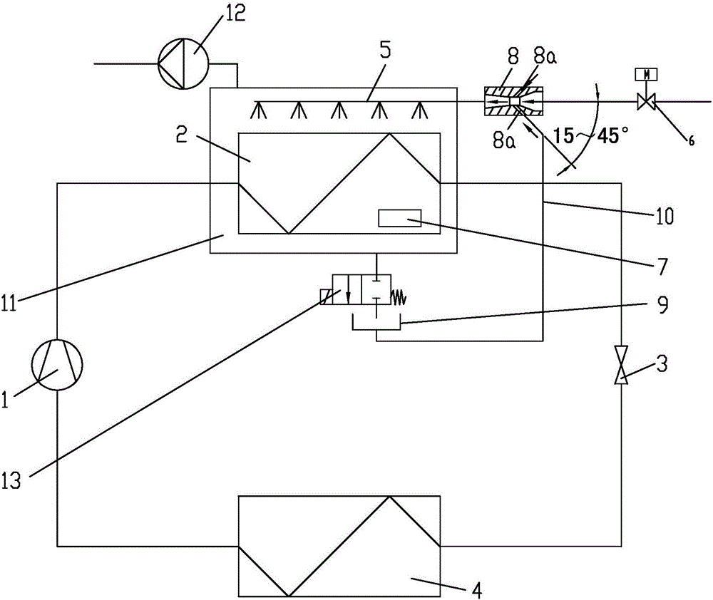 具有電動(dòng)調(diào)節(jié)閥的家用蒸發(fā)冷卻式空調(diào)的制作方法附圖