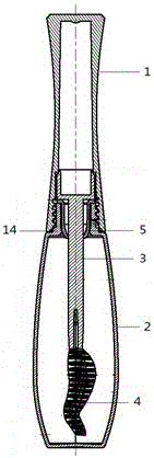 一種睫毛膏瓶的制作方法附圖