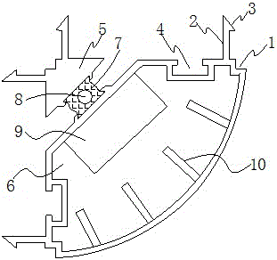 一種建筑用窗戶型材的制作方法附圖