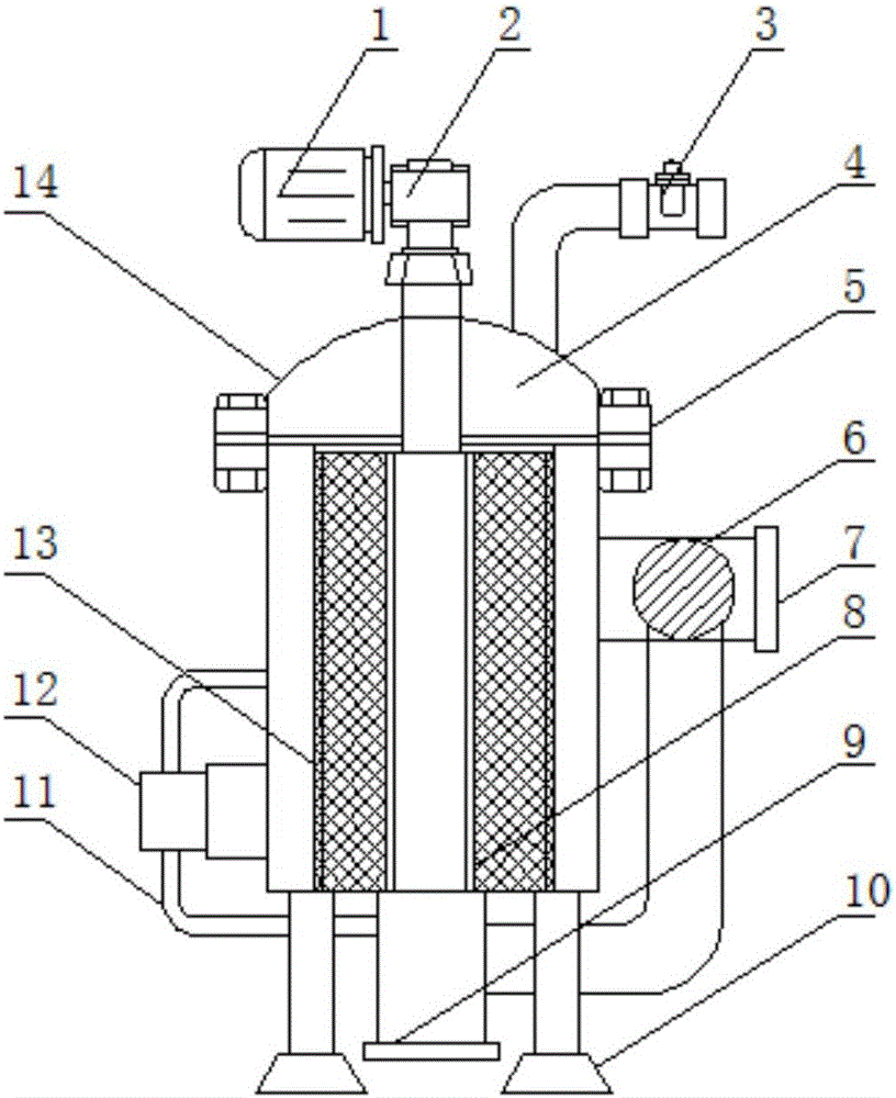 一種可循環(huán)高效的松香除渣機(jī)的制作方法附圖