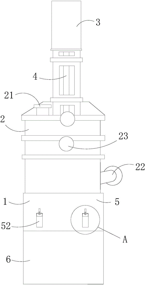 一種帶旋轉(zhuǎn)底座的軸傳動(dòng)式超重力機(jī)的制作方法附圖