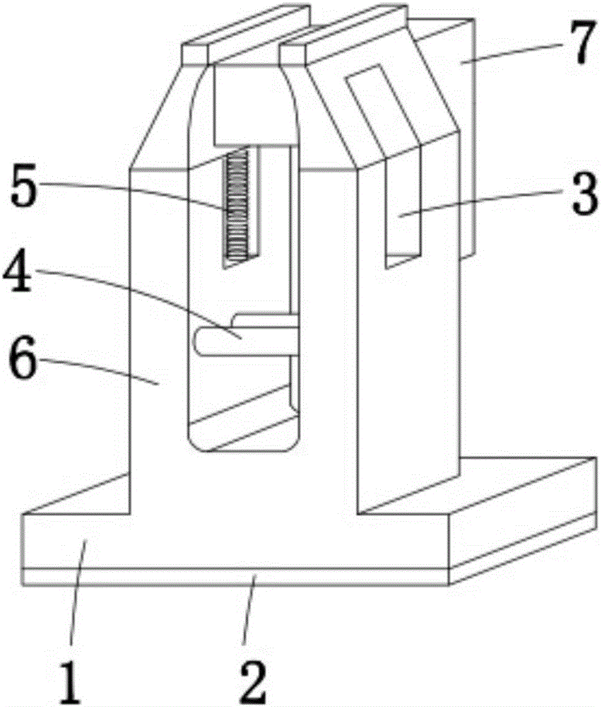 一種拉鏈機(jī)自動(dòng)打開(kāi)保險(xiǎn)下模具裝置的制造方法附圖