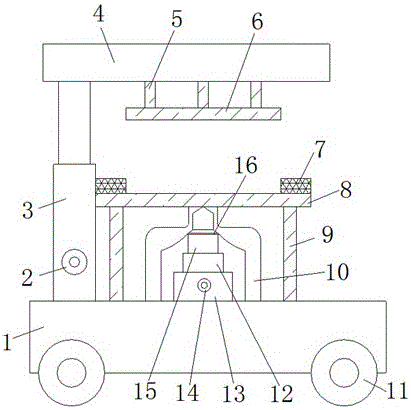 一種汽車內(nèi)飾泡沫成型打孔機的制作方法附圖