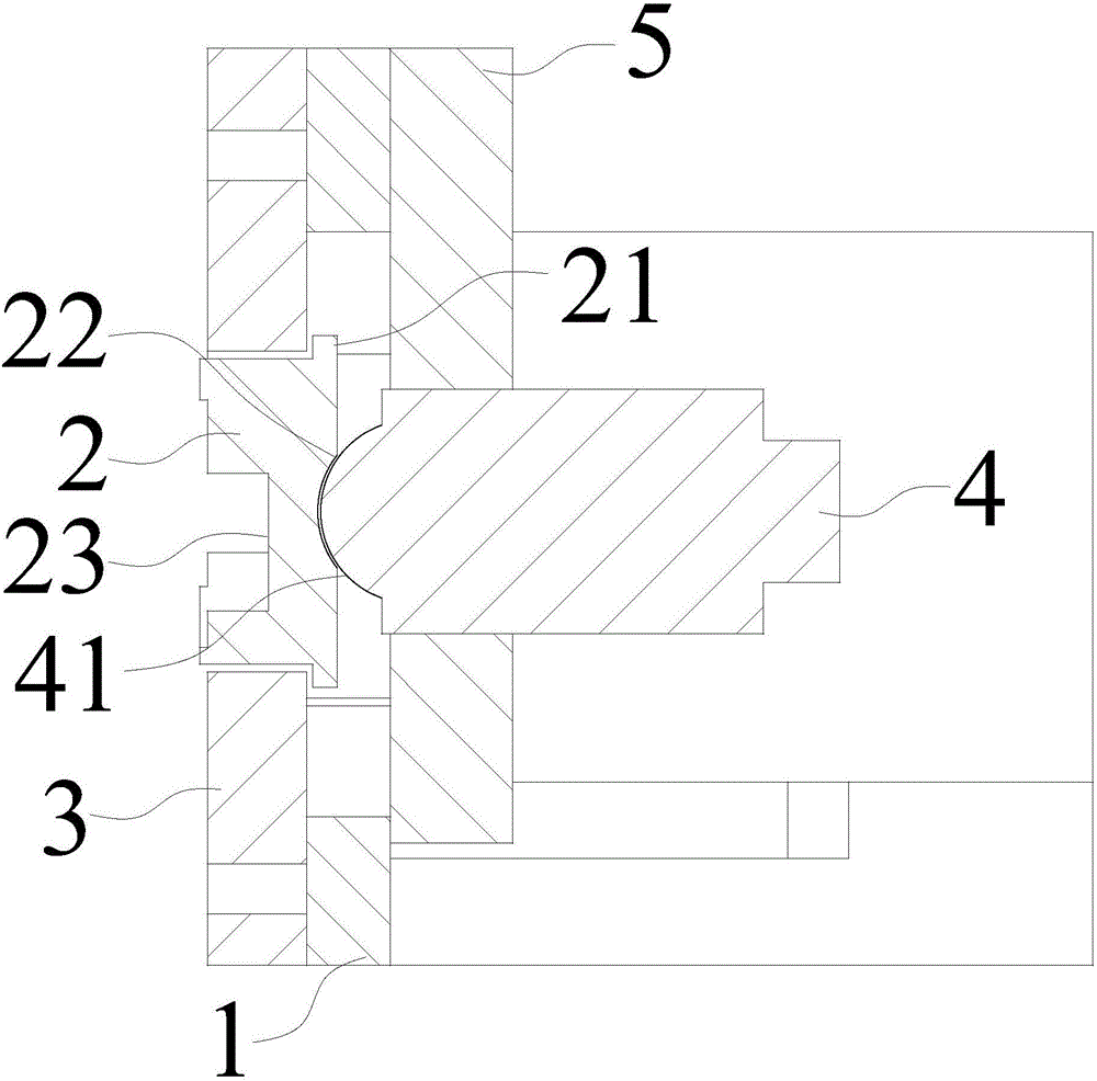 一種電子封裝壓合設(shè)備用自平衡軌道結(jié)構(gòu)的制作方法附圖