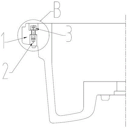 一種模具頂模的鑲塊結(jié)構(gòu)的制作方法附圖