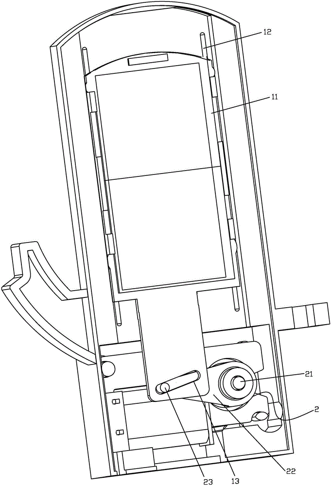 一種光學(xué)濾光片切換器的自動(dòng)切換開關(guān)的制作方法附圖