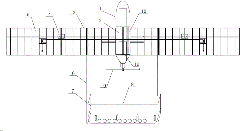 便攜式多功能單兵作戰(zhàn)無人機的制作方法附圖